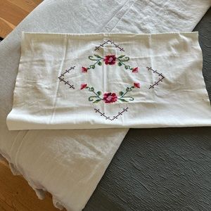 Needle Point Pillow Cover